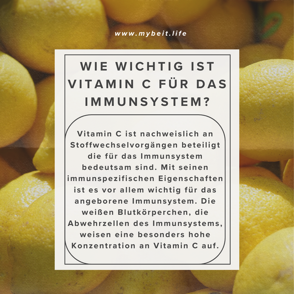 Wie wichtig ist Vitamin C für das Immunsystem?