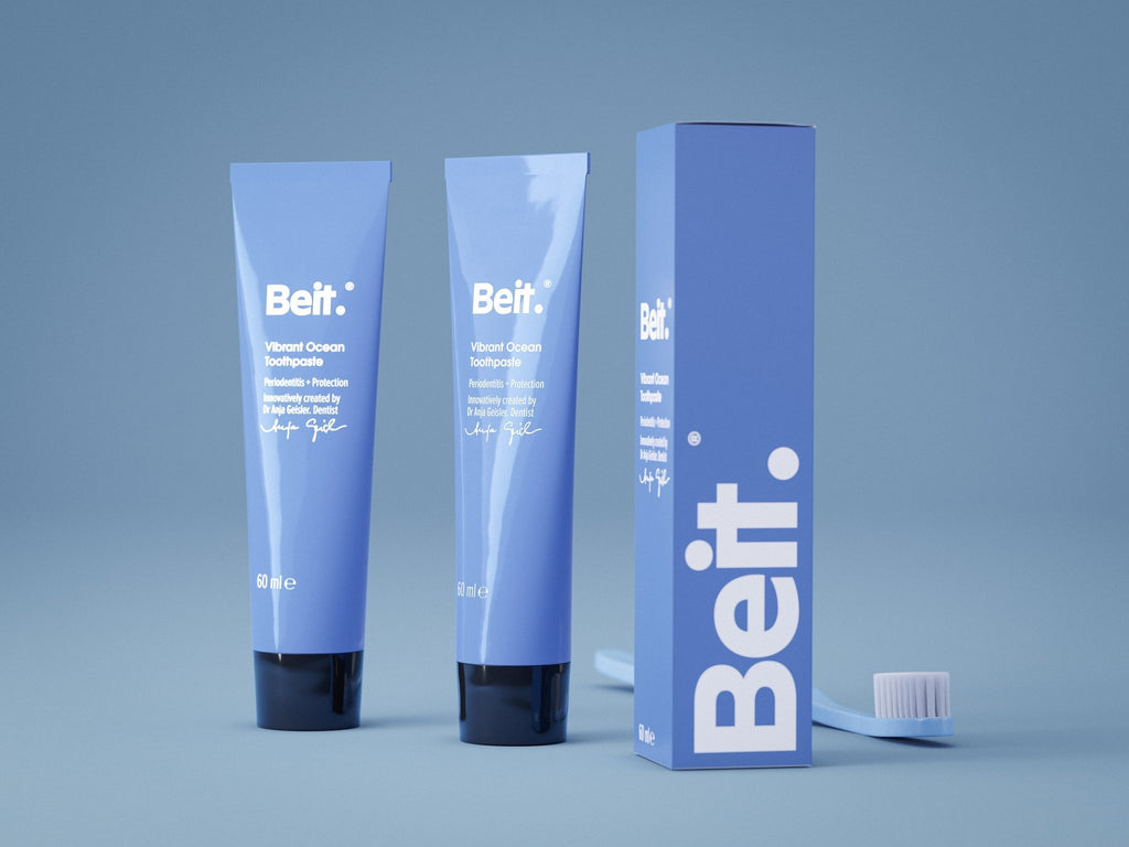 BEIT Familienpaket — 6 Vegane Zahncremes, 2 × 75 ml je Sorte - Beit