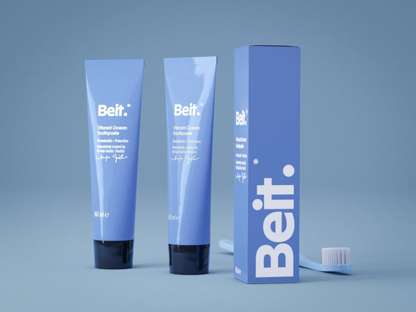 BEIT Familienpaket — 6 Vegane Zahncremes, 2 × 75 ml je Sorte - Beit