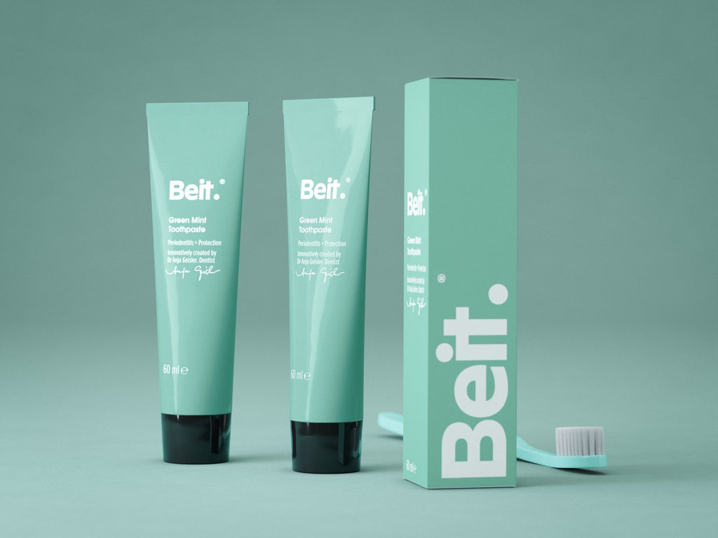 BEIT Familienpaket — 6 Vegane Zahncremes, 2 × 75 ml je Sorte - Beit